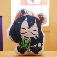 40cm Japanese Anime Props Cos My Hero Academia Deku Asui Tsuyu OCHACO URARAKA Pillow Anime Plush Doll
