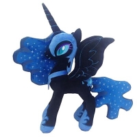 Unicorn Princess Luna Nightmare Night Plush Horse Action Toy Figures 12