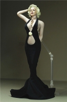 Custom made 1/6 Scale NEW  Rose Black Skirt Clothing for 12inch Phicen JIAOUL Tbleague Body Mode toy Secret Garden