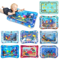 Inflatable Water Play Mat for Babies - 36 Designs - Fun Toddler Activity Pad for Tummy Time and Playtime