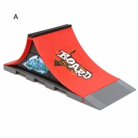 1 piece Hot Sale 6 Styles Skate Park with Fingerboard Ramp Parts for Fingerboard Finger Skateboards TechDeck Toys for Kids