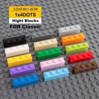 1x4 Small Building Block Pixel building blocks DIY High Bricks 65pcs for Legoss Educational Toy Multicolor Gift for Children