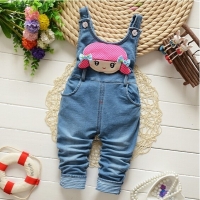 2020 Spring Autu kids overall jeans clothes newborn baby denim overalls jumpsuits for toddler/infant girls bib pants