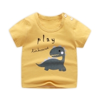 9m-6Y Children's T shirt boys t-shirt Baby Clothing Little boy Summer shirt Tees Designer Cotton Cartoon Dinosaur brand