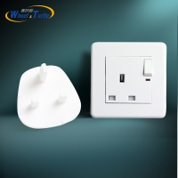 Electric Socket Protector - UK/BS Standard (4 pcs) for Child Safety