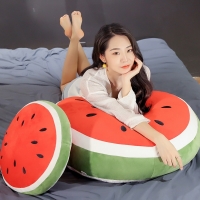 3 extra large software simulation watermelon filled fruit pillow home sofa decoration toy cushion creative fruit gift