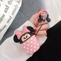 Stitch cartoon AirPod headset protective cover apple wireless Bluetooth headset shell holder silicone anti-fall storage bag