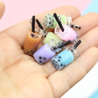 Boxi Boba Additives For Slime Resin Cute Bubble Milk Tea Charms Supplies DIY Kit Filler Decor for Fluffy Clear Cloud Slime