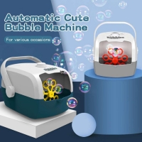 Bubble Machine Outdoor Toy Funny Automatic Colorful Bubble Blower Maker Toys Kids Baby Electric Outdoor Toys