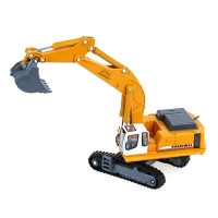 18cm Metal Excavator Truck Toy for Kids - Collectible Model Simulation Car.