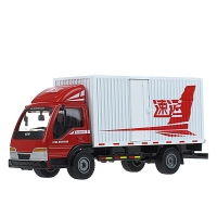 1:50 scale alloy postal transporter truck toy for kids - Kaidiwei brand