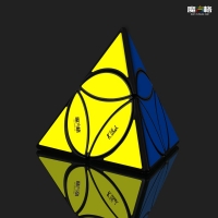QiYi Mofangge Coin Tetrahedron Pyramid Magic Cube Toy Speed Puzzle Strange shape coin neo cube Newest qiyi pyramind cube