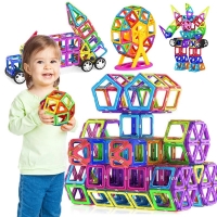 Big Size and Mini Size Magnetic Designer Magnet Building Blocks Accessories Educational constructor Toys For Children