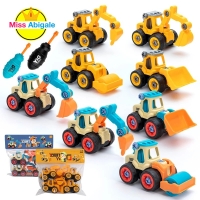 Nut Disassembly Loading Unloading Engineering Truck Excavator Bulldozer Kids Screw Boys Creative Tool Education Toys Car Model