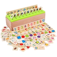 Mathematical Knowledge Classification Early Learn Matching Kids Montessori Early Educational Learn Toy Wooden Cognitive Matching