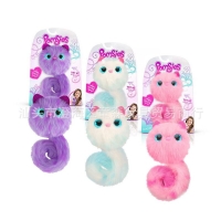 Free Shipping Pom Pom Cat With Light and Comb Adorable Pet Toy Girl Birthday Gift Children Toy Play Set 2020