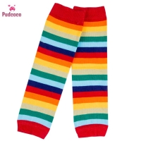 Pudcoco Brand High Quality Baby Leg Warmers Knee Pads Cotton leggings Lot Protector de piernas invierno Rainbow Colors Girl Boys