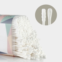 400 Pcs Fine Paper Stick Double Screw Cotton Swab Baby Safety Cotton Buds Baby Clean Ears Health Tampons Paper Sticks