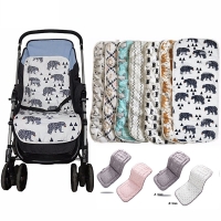 Fashion Baby Stroller Seat Cotton Comfortable Soft Child Cart Mat Infant Cushion Buggy Pad For Baby Prams Stroller Accessories