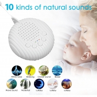 White Noise Machine Sleep Sound Machine For Sleeping & Relaxation For Baby Adult Office Travel. Built In USB Timer