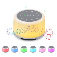Portable White Noise Sound Machine with Mood Light Natural Sounds & Music Baby Sleep sound Machine, Adults Stress relieving