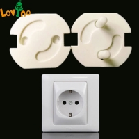 10pcs EU Socket Child Safety Protectors - Electrical Outlet Anti-Shock Plugs for Baby and Kids