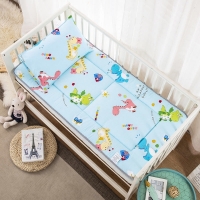 Crib Mattress Pad  60X120cm Toddler Bed Mattress Topper Cotton Four Season Soft Bed Linen Breathable Newborn Baby Bedding Set