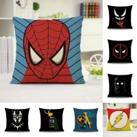 Spiderman Venom yoda PillowCase Sofa Cushion Waist Pillow Cover Decorative Cushion Cover for Kids Baby Boys 45x45cm