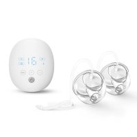 Electric Breast Pump Double Silent Wearable Automatic Milker USB Rechargable Hands-Free Portable Baby Milk Extractor