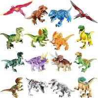 1pcs Education Building Bricks Dino Kids Toys Compatible Blocks Dinosaurs Jurassic Animals World Toys For Children Kids Toy Gift