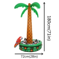 New 1.6m 1.8m Inflatable Coconut Palm Tree Water Spray Beach Party Pool Inflatable Toy