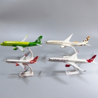 1:200 A330-200 model Air Berlin 1:250 A350 lufthansa Skyup S7 Virgin airline Air way with base resin assembly aircraft model Toy
