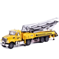 KAIDIWEI 1:55 Concrete Pump Truck Toy Alloy & ABS City Construction Vehicles Collectible Models Trucks Kids Toys Brinquedos