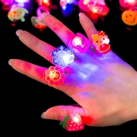5pc/set Luminous Rings New Children's Toys Flash Gifts LED Cartoon Lights Glow In The Dark Toys For Childs Kids Playing In Night