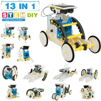 DIY Educational STEM Toys For Boys 8 9 10 11 years old Kids Solar Interactive Constructor Robot Science Kits 13 in 1 Gift