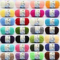 1pcs Crochet Yarn Milk Cotton Knitting Yarn Soft Warm Baby Yarn for Hand Knitting Supplies