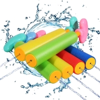 6Pcs Colorful Foam Water Blaster Set Funny Water Pool Toy for Kids Children Summer Swimming Outdoor Beach Playing