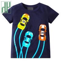 HH 2021 New Summer Boys T-shirt Cartoon Kids Short Sleeve T-shirts Children's Clothing Baby Boy Cotton Top Clothes For Teens