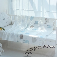 Newborn Baby Sleeper Duvet Cover 100% Cotton Minky Dot Fabric For Comfort Baby Quilt Cover Case Blanket Children Bed Linen