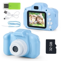 Children Camera Mini HD Video with SD Card Card Reader Intelligent Shooting Children's Digital Camera ​Sports Toys for Kids Gift