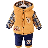 New 2021 Baby boys winter clothing suit set warm down jacket+pants long sleeve coat kis clothing set fashion clothes 0-4 years