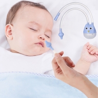2021 New Baby Nasal Suction Aspirator Nose Cleaner Sucker Suction Tool Protection Baby Mouth Suction Aspirator Type Health Care
