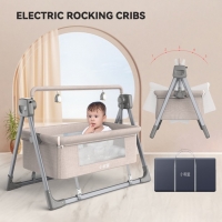 Electric Baby Crib Free  and Fast Shipping Multifunctional Cradle Portable rocking bed New Born Sleeping Basket