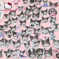 100pcs Hello Kitty Kuromi Stickers Non-repeated Stickers Cartoon Cute Hand Account Waterproof Stickers Book Decoration Stickers