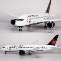 1/130 Scale 43cm Airplane  787 B787 Dreamliner Aircraft Canada Airlines Model W Light &Wheel Diecast Plastic Resin Plane