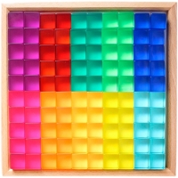Acrylic Cubes Blocks Gem Blocks Kids Learning Color Light & Shadow Transmission Stacking Toys Baby Montessori Educational Toys