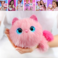 Original Cute Kawaii Surprise Cat Electric Light Toy Singing Sound Recording Smart Interactive for Kids Girls Gift