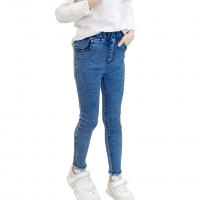 Jeans Girl Spring Autumn Girl Slim Jeans Kids Solid Color Children's Jeans Casual Style Children's Jeans Clothes