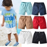 Baby Boys Cotton Shorts – Summer Toddler Clothing (White/Black)