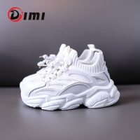 DIMI 2022 Autumn Kids Shoes For Boys Girls Sport Shoes Fashion Breathable Knitting Soft Non-Slip Outdoor Casual Children Sneaker
